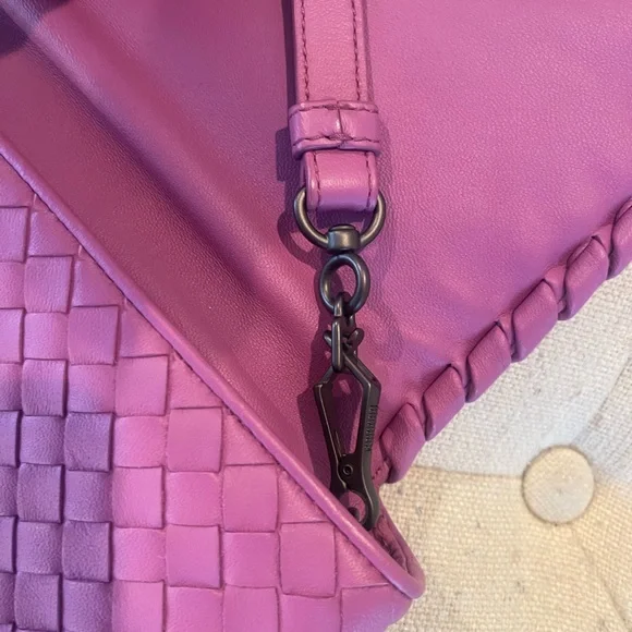 Bottega Veneta purple woven leather crossbody bag - brand new - Picture 15 of 15